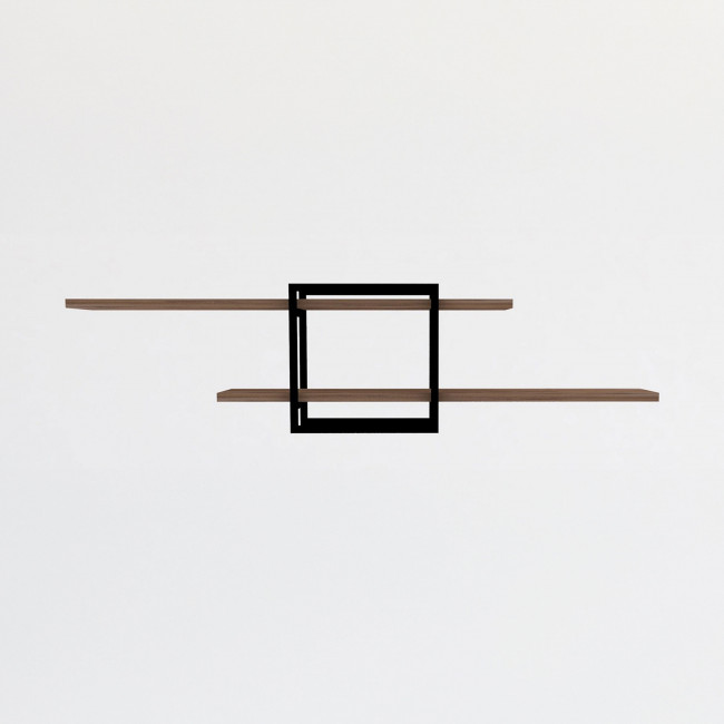 Moa - Étagère murale en bois et métal L120cm