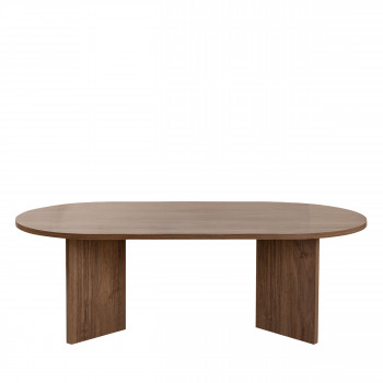 Sam - Table basse ovale en bois 119x60cm 