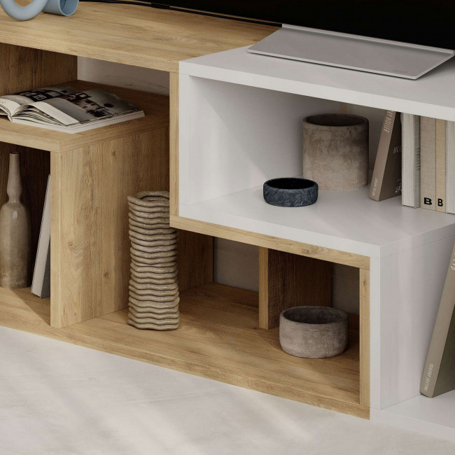 Flex - Meuble TV modulable en bois L145cm