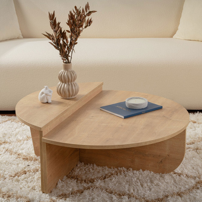 Asya - Lot de 2 tables basses en bois