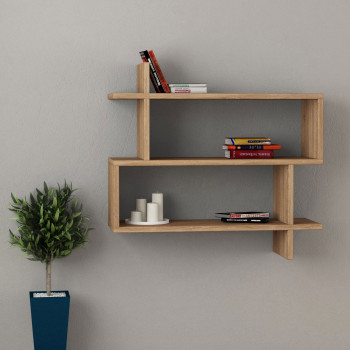 Plex - Étagère murale en bois L70cm