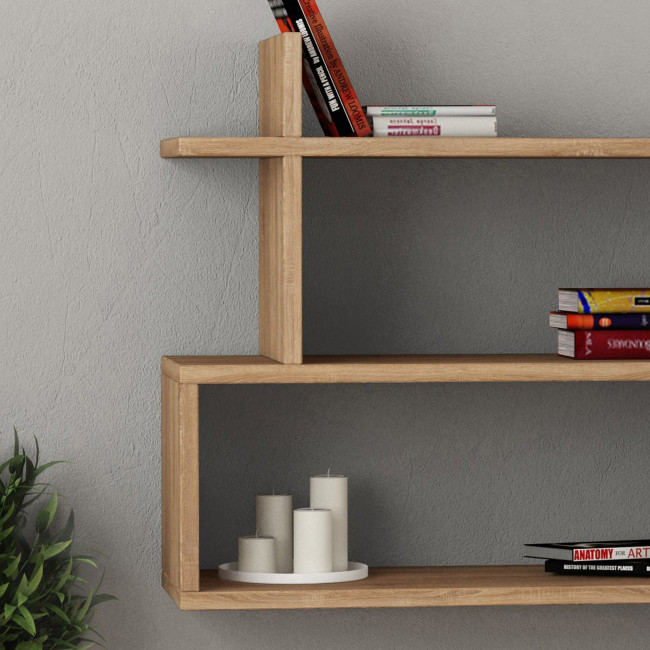 Plex - Étagère murale en bois L70cm