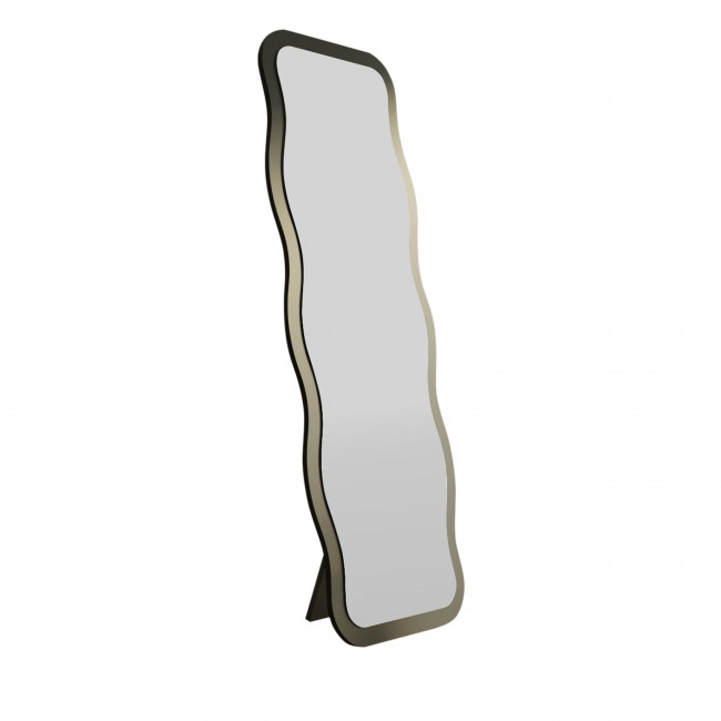 Curvi - Miroir sur pieds en bois 50x160cm