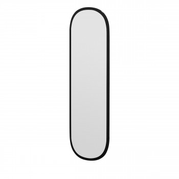 Ono - Miroir ovale en bois 37x117cm