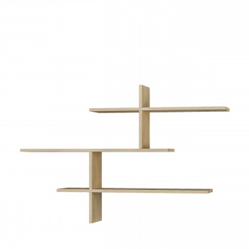 Lio - Étagère murale en bois L123cm