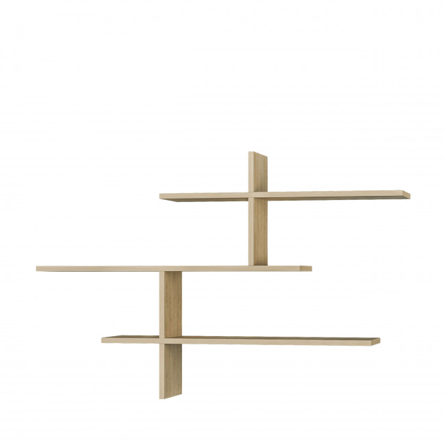 Lio - Étagère murale en bois L123cm