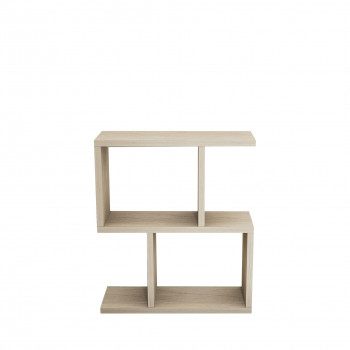 Zed - Table d'appoint effet travertin