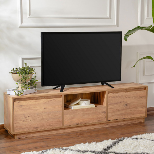 Vlad - Meuble TV 3 portes en bois L160cm