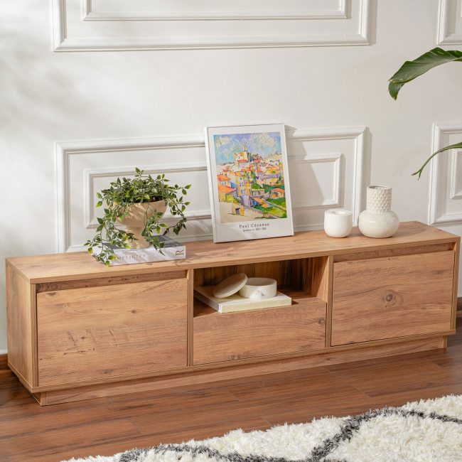 Vlad - Meuble TV 3 portes en bois L160cm