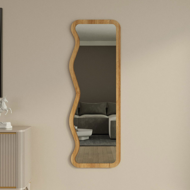 Ronda - Miroir sur pieds en bois 50x160cm