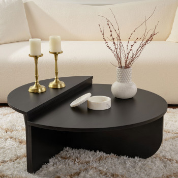 Asya - Lot de 2 tables basses en bois