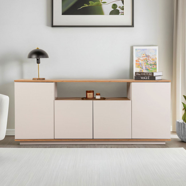 Fritz - Buffet 4 portes en bois L180cm