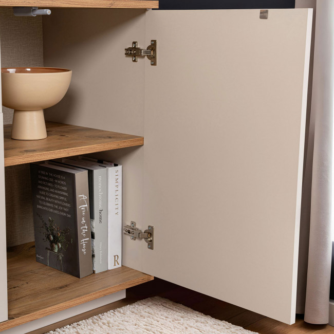 Fritz - Buffet 4 portes en bois L180cm