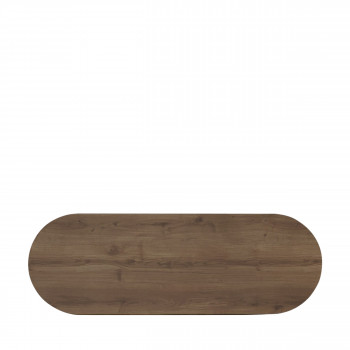 Aris - Porte-manteaux mural avec rangement en bois L84cm