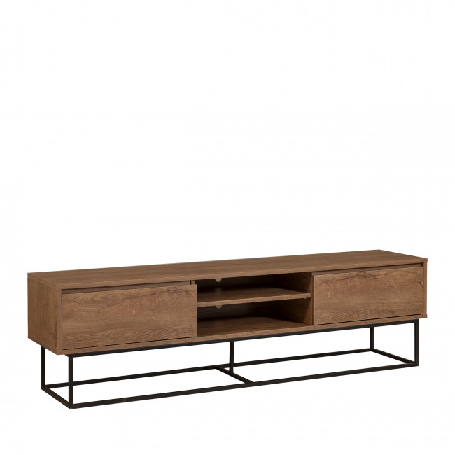 Roa - Meuble TV 2 tiroirs en bois L180cm
