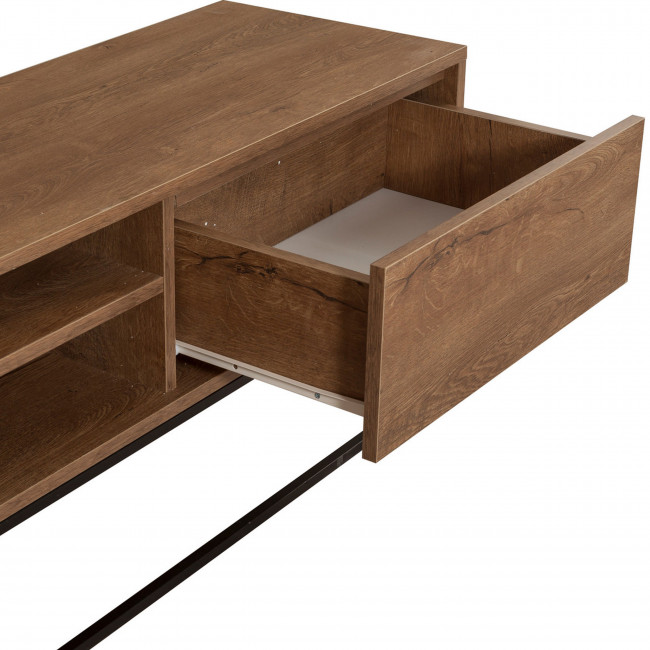 Roa - Meuble TV 2 tiroirs en bois L180cm