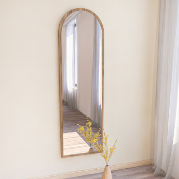 Emri - Miroir sur pieds en bois 50x160cm