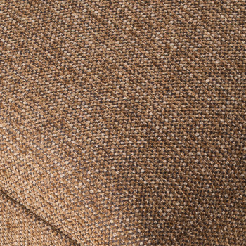 Villabon - Canapé 4 places en tissu pieds tournés