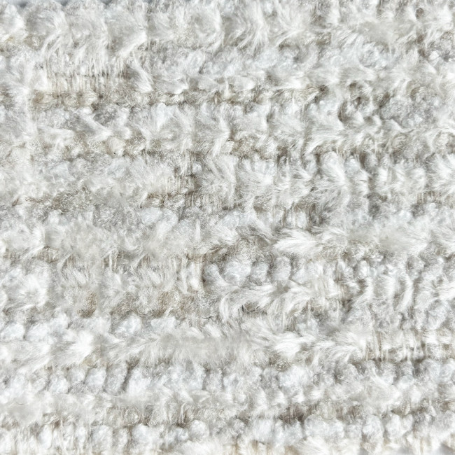 Groovy - Fauteuil pivotant en tissu chenille côtelé