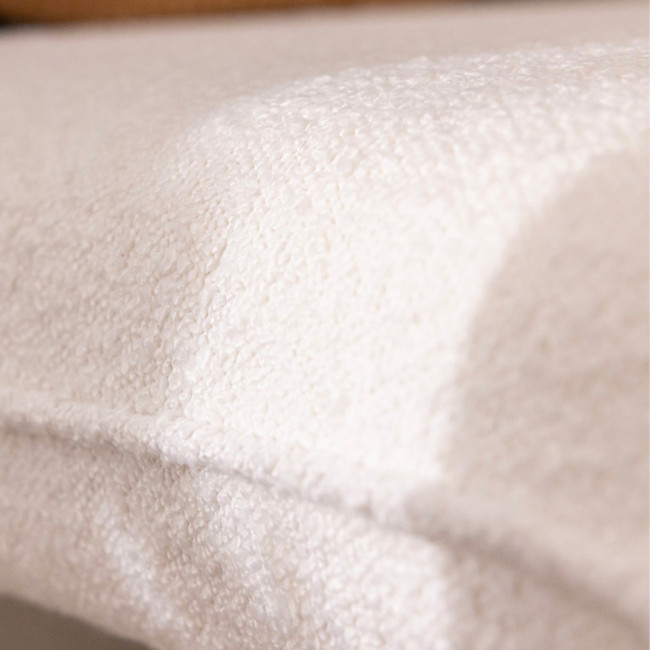 Full - Pouf en tissu bouclette