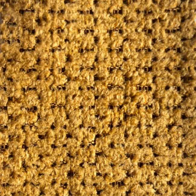 Simon - Fauteuil pivotant en tissu chenille pied étoile