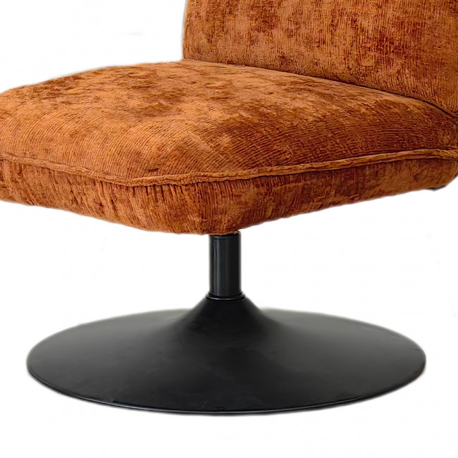 Parbo - Fauteuil en velours côtelé pied étoile