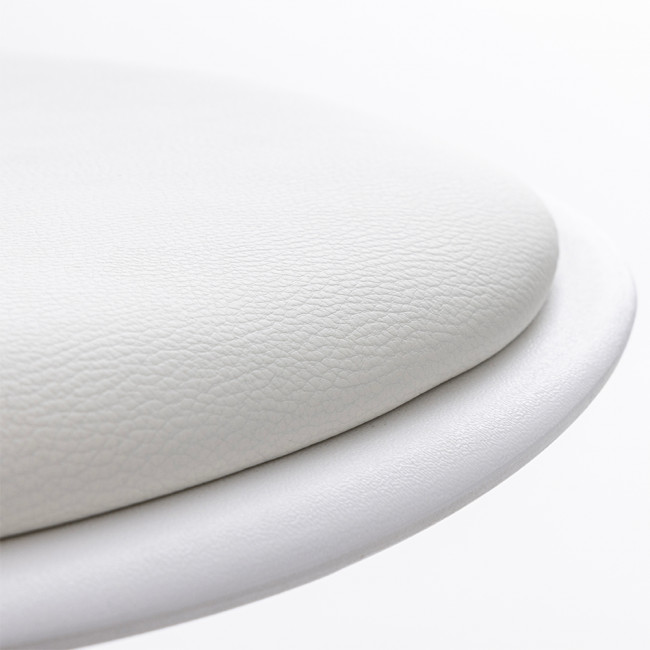 Tebar - Lot de 2 chaises de bar réglables en simili et métal H61-83cm