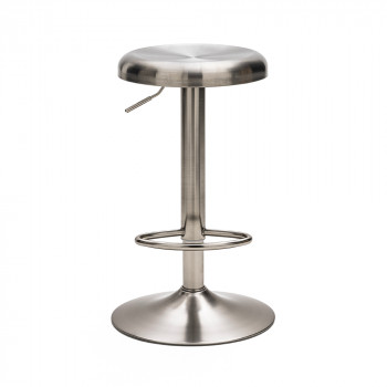Pop - Tabouret de bar réglable en métal H60-81cm
