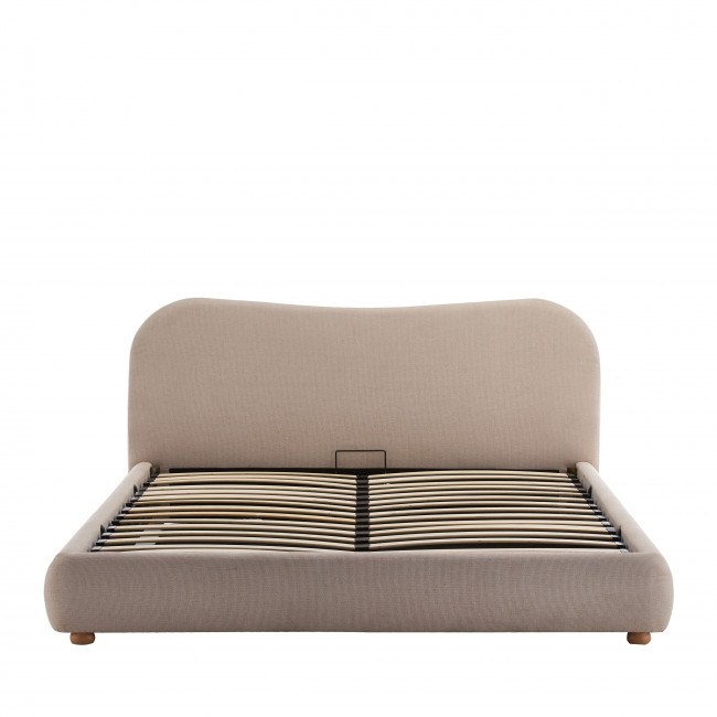 Napo - Lit coffre en tissu 160x200cm