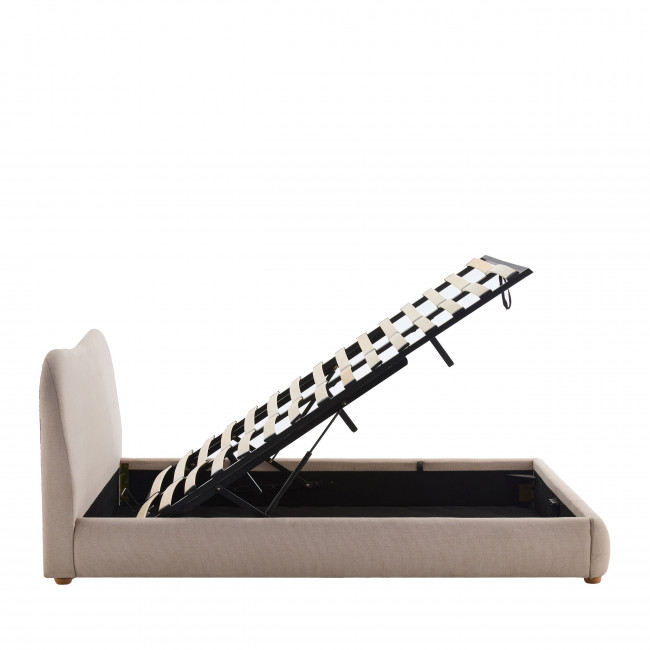 Napo - Lit coffre en tissu 160x200cm