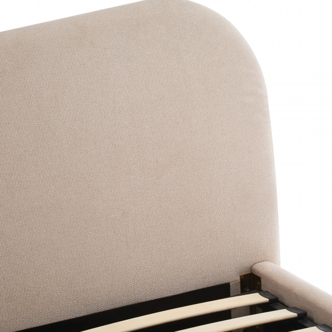 Napo - Lit coffre en tissu 160x200cm