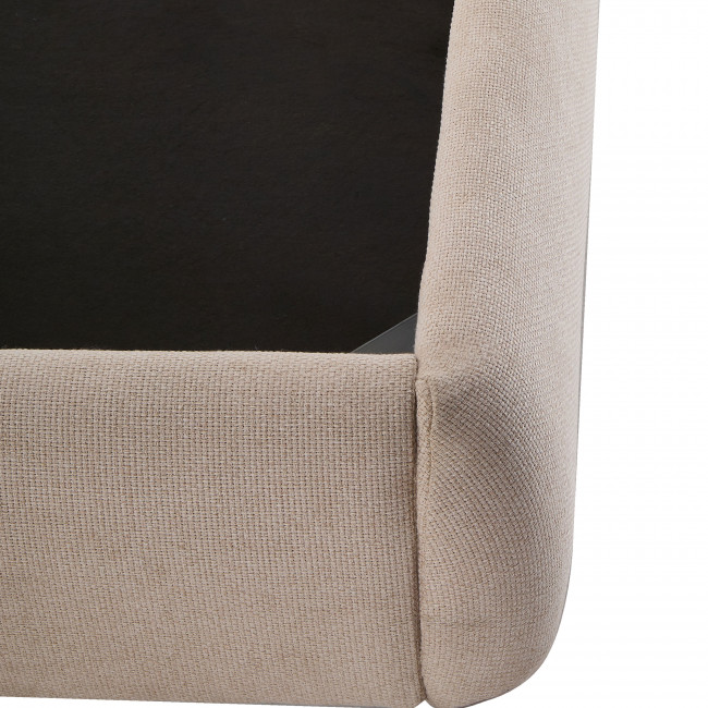 Napo - Lit coffre en tissu 160x200cm