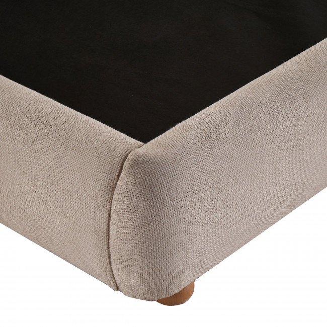 Napo - Lit coffre en tissu 160x200cm