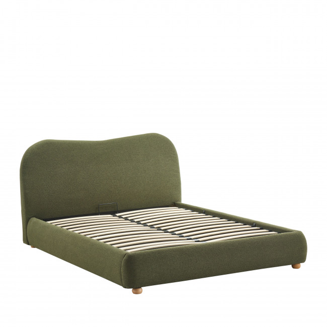 Napo - Lit coffre en tissu 140x190cm