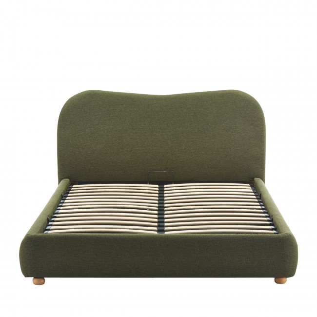 Napo - Lit coffre en tissu 140x190cm