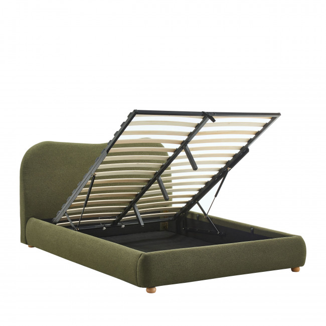 Napo - Lit coffre en tissu 140x190cm