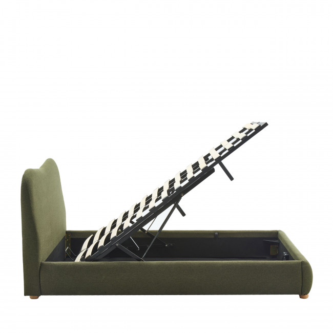 Napo - Lit coffre en tissu 140x190cm