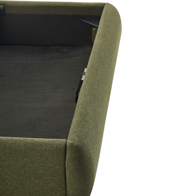 Napo - Lit coffre en tissu 140x190cm