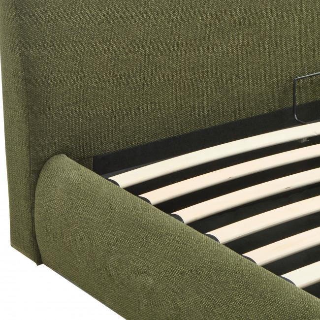 Napo - Lit coffre en tissu 140x190cm