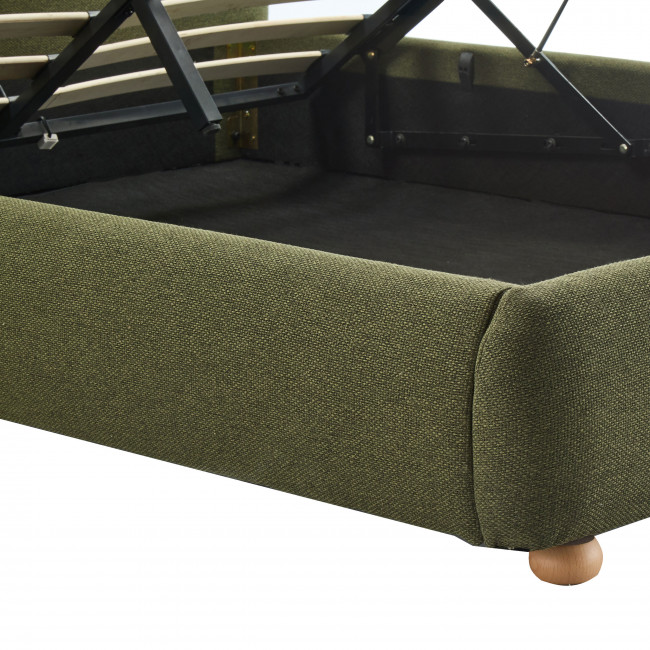 Napo - Lit coffre en tissu 140x190cm