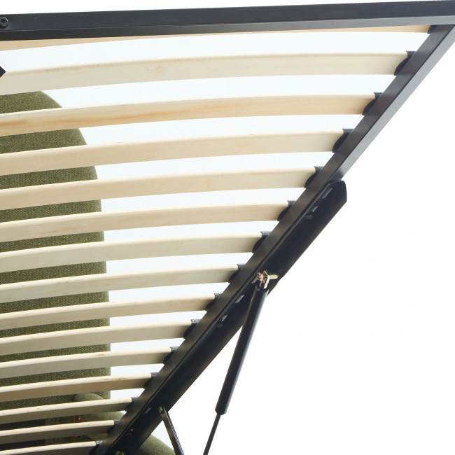 Napo - Lit coffre en tissu 140x190cm