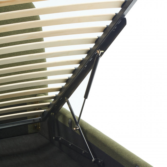 Napo - Lit coffre en tissu 140x190cm