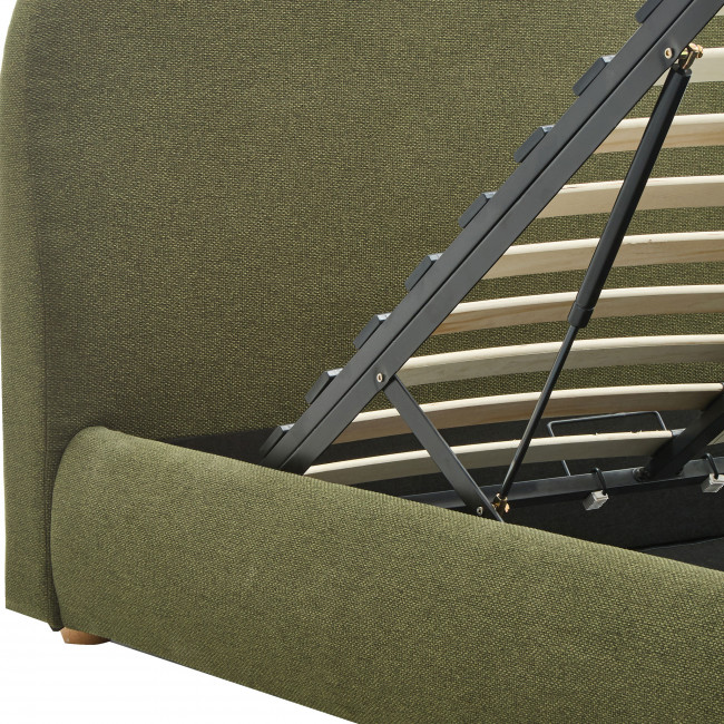 Napo - Lit coffre en tissu 140x190cm