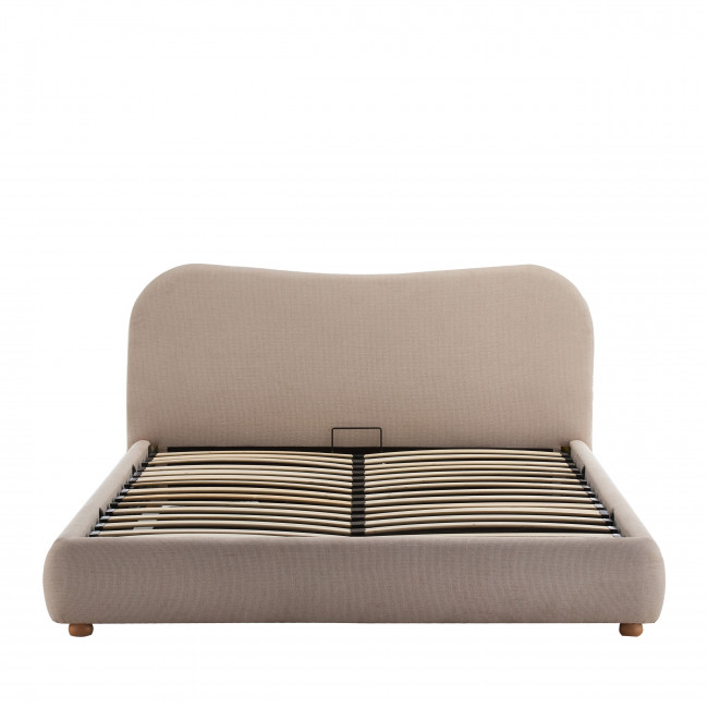 Napo - Lit coffre en tissu 140x190cm