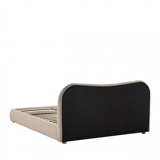 Napo - Lit coffre en tissu 140x190cm