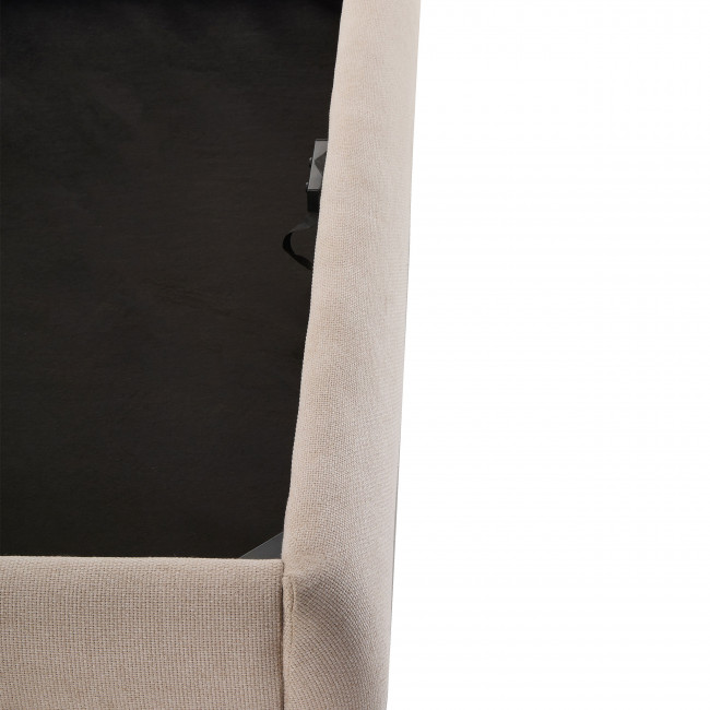 Napo - Lit coffre en tissu 140x190cm