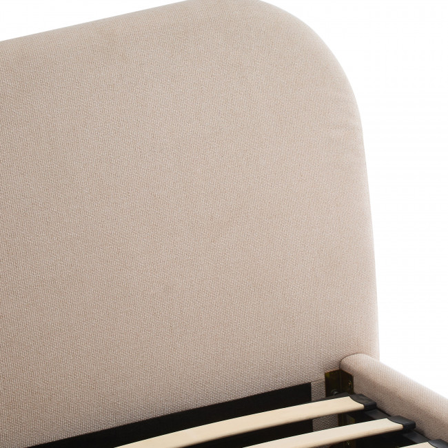 Napo - Lit coffre en tissu 140x190cm