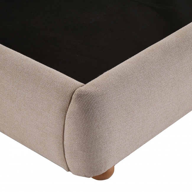 Napo - Lit coffre en tissu 140x190cm