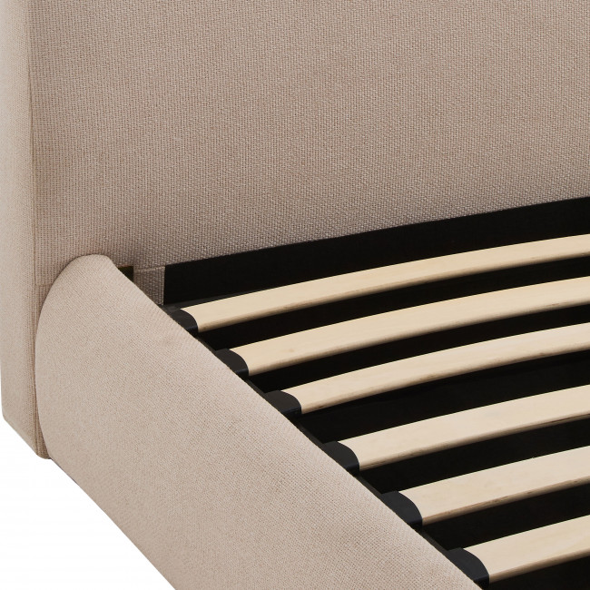 Napo - Lit coffre en tissu 140x190cm