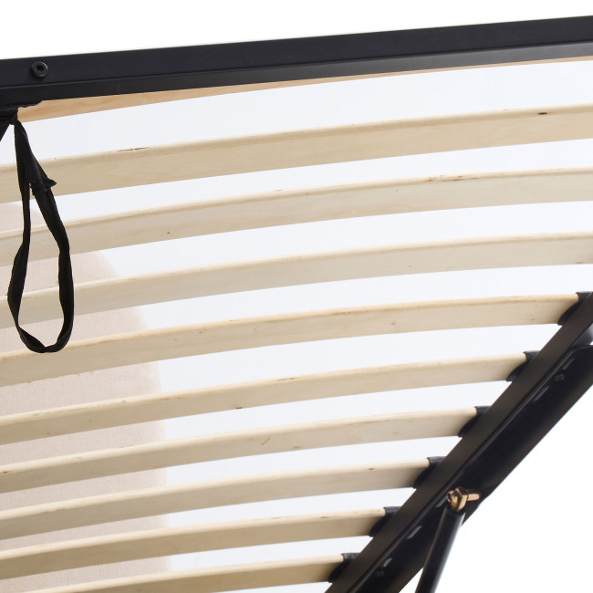 Napo - Lit coffre en tissu 140x190cm